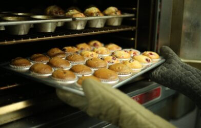 Baking muffins