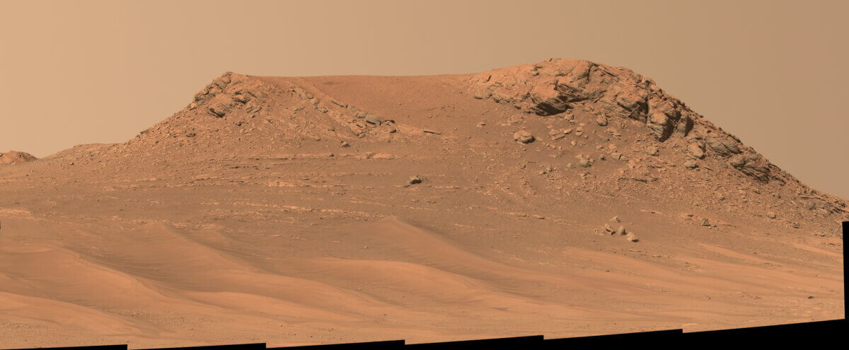 The surface of Mars photographed by the Perseverance rover