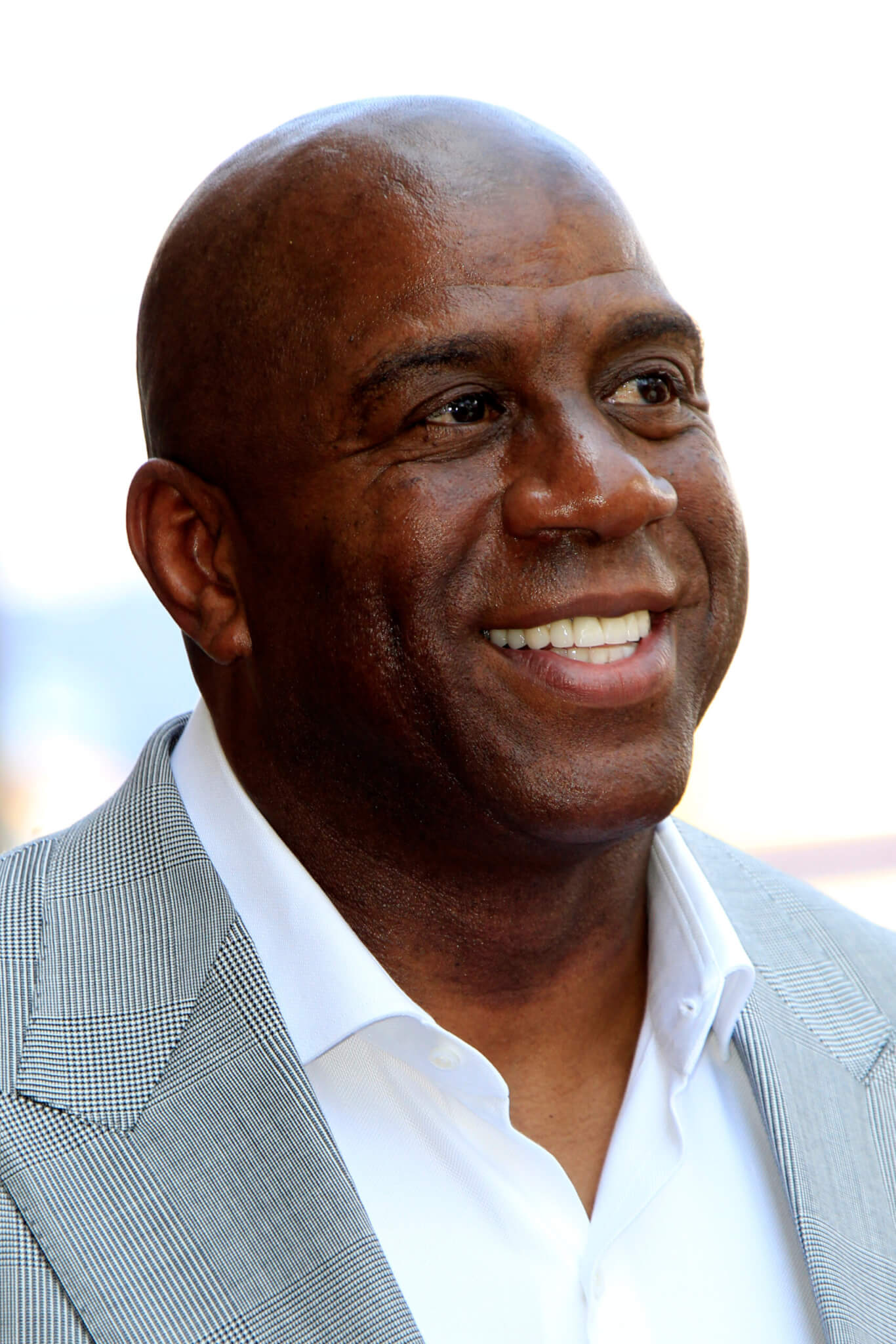 Magic Johnson on the Hollywood Walk of Fame in 2018