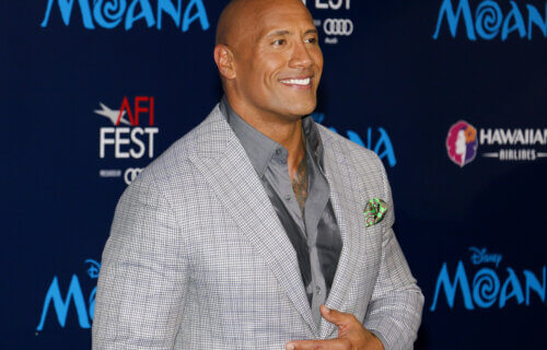 Dwayne Johnson at the AFI FEST 2016 Premiere of "Moana" in 2016