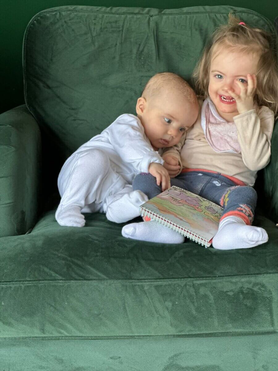 Isla Duffy and her brother Leo