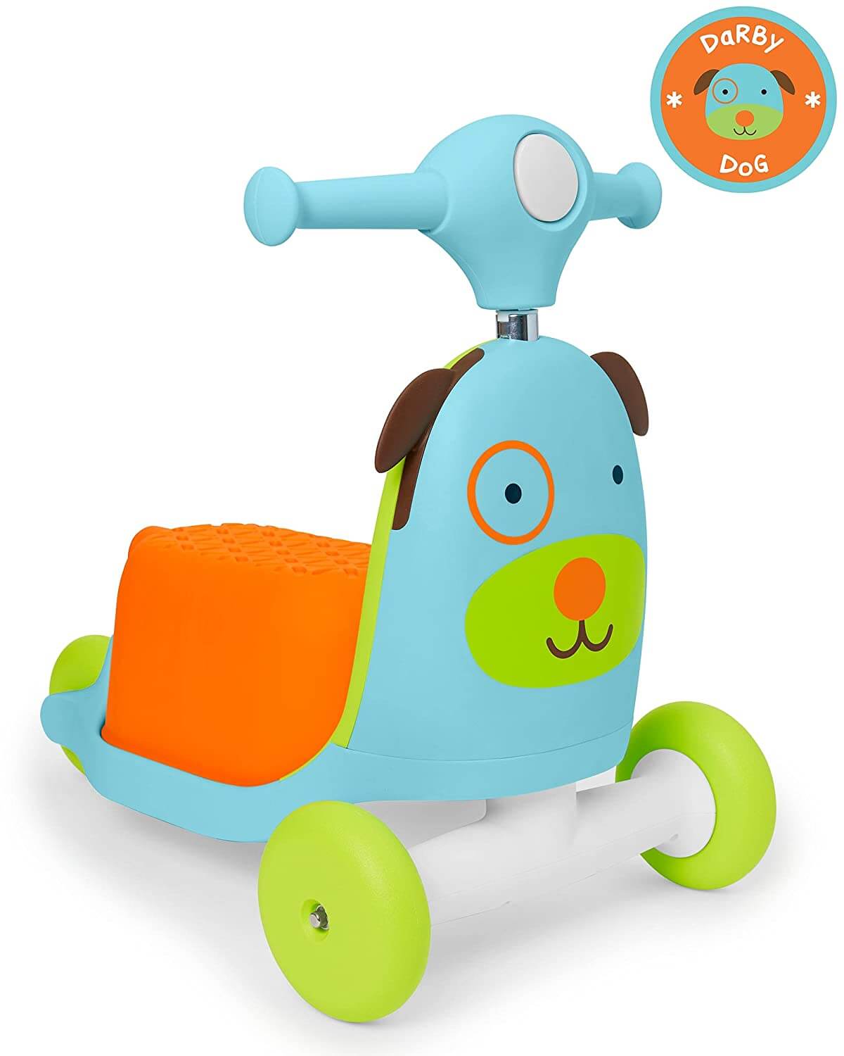 Skip Hop Kids' 3-In-1 Ride On Scooter And Wagon Toy