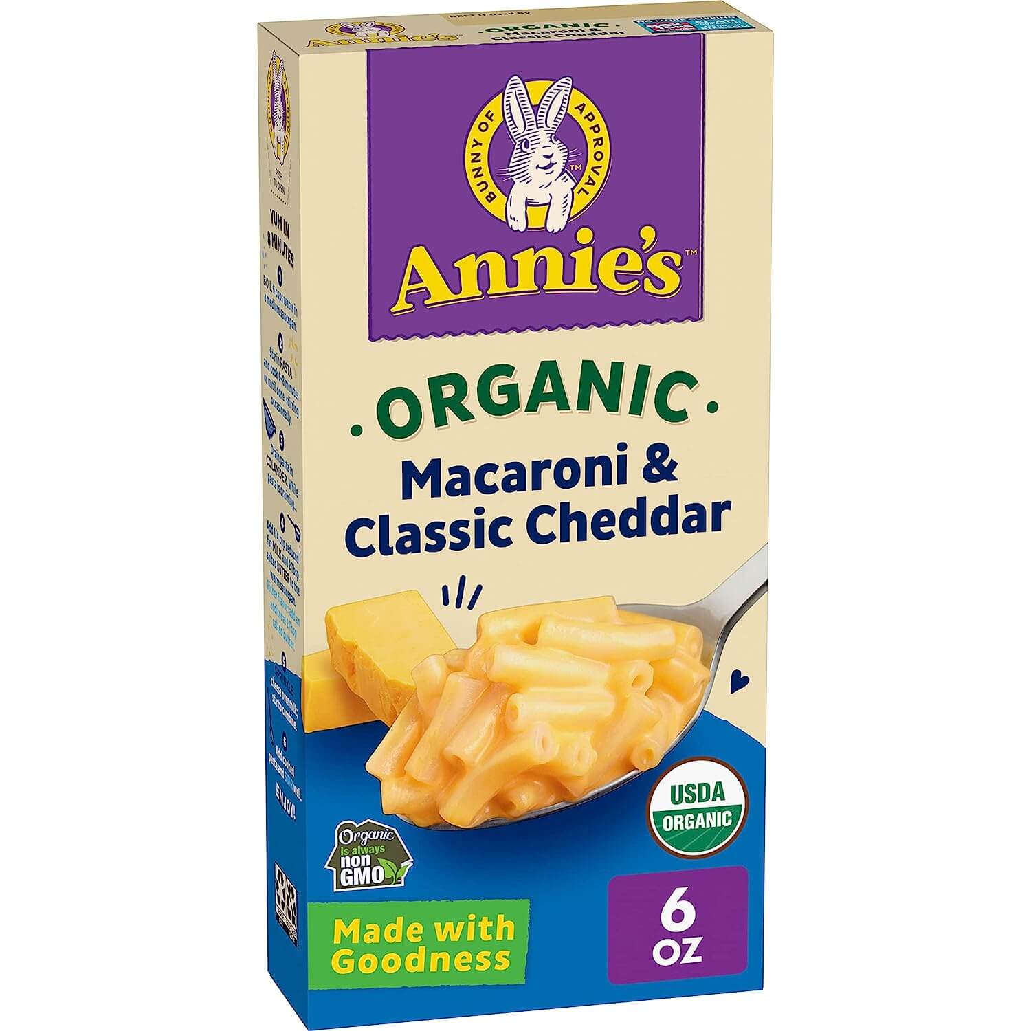 Annie’s Macaroni & Classic Cheddar