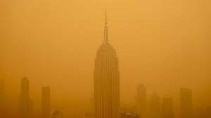 NYC wildfire smoke in June 2023