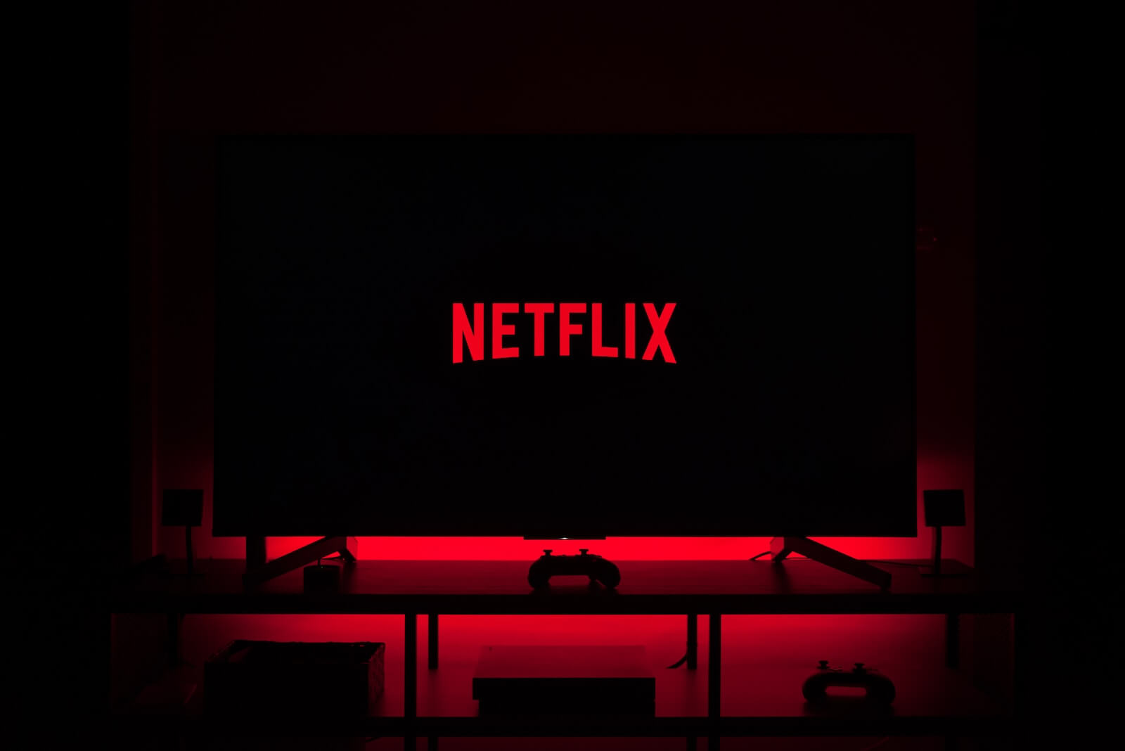 Netflix starting up on a TV