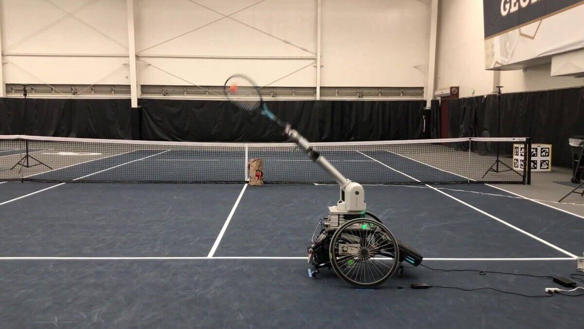 ESTHER (Experimental Sport Tennis Wheelchair Robot)