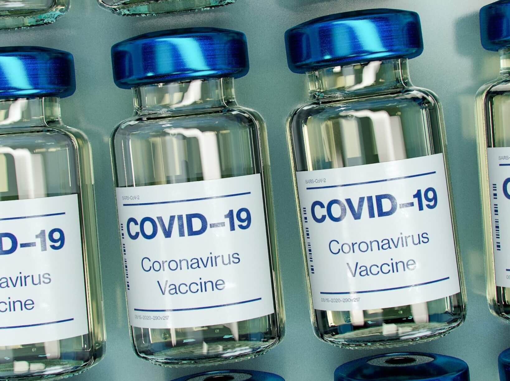 COVID-19 vaccination vials