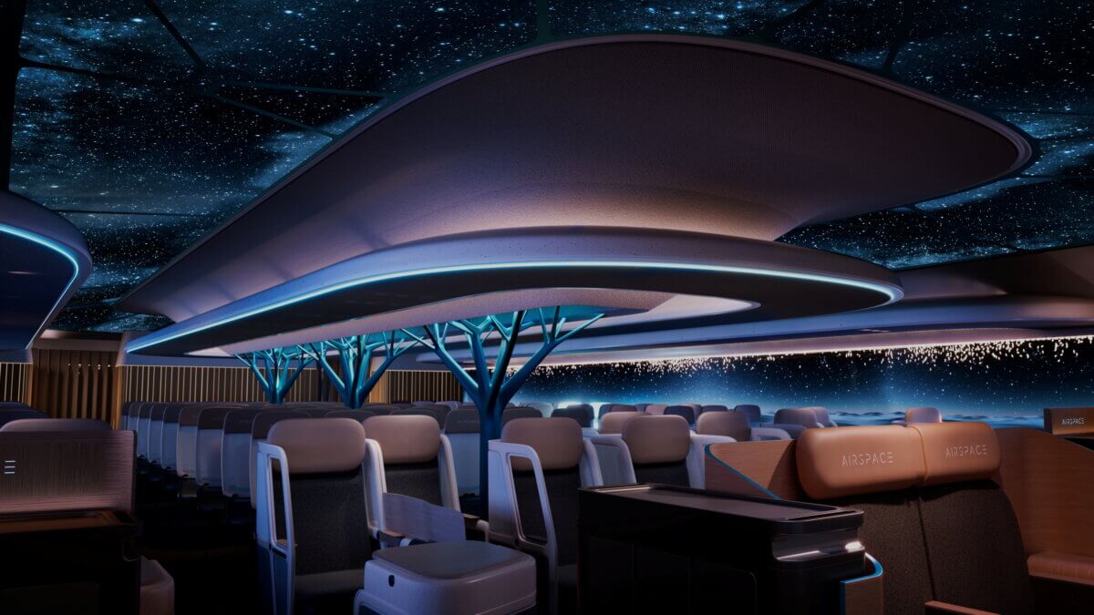 Aerospace giant Airbus reveals concept art of their next-gen airplane cabins.