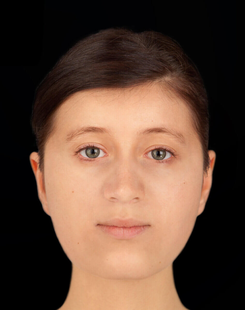 facial reconstruction of 7th century girl