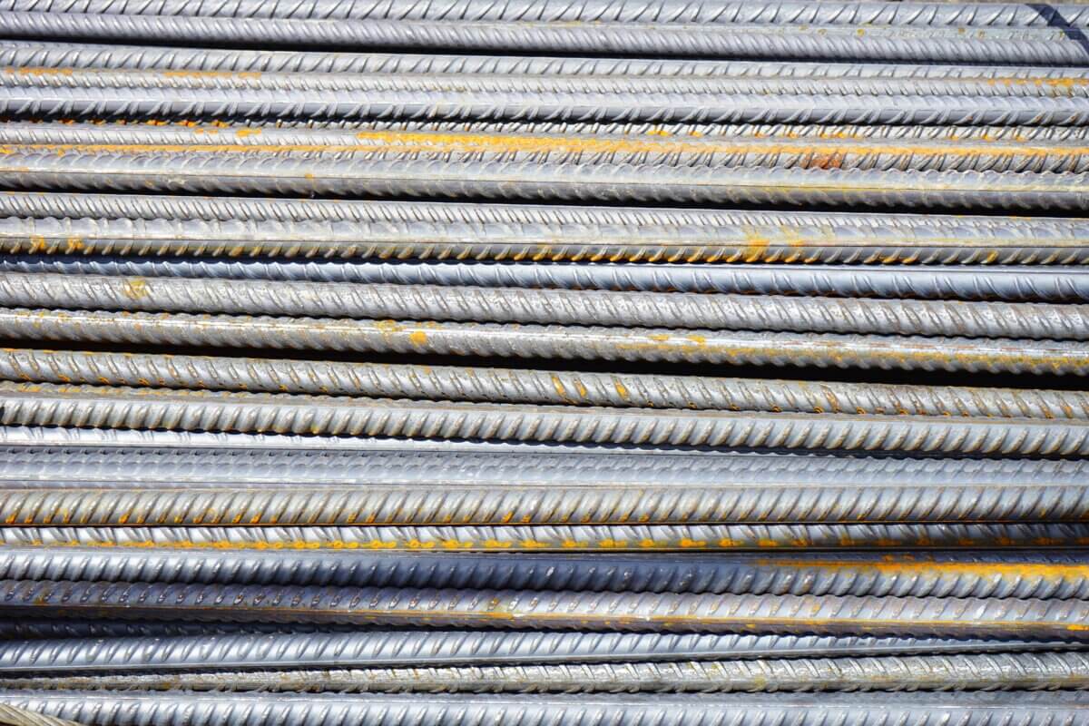 Rows of steel