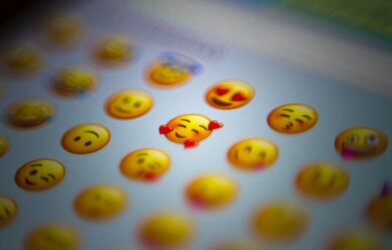 screen full of emojis