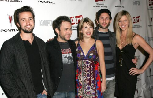 The Cast of "It's Always Sunny in Philadelphia" at the premiere of "Dirt" in 2006