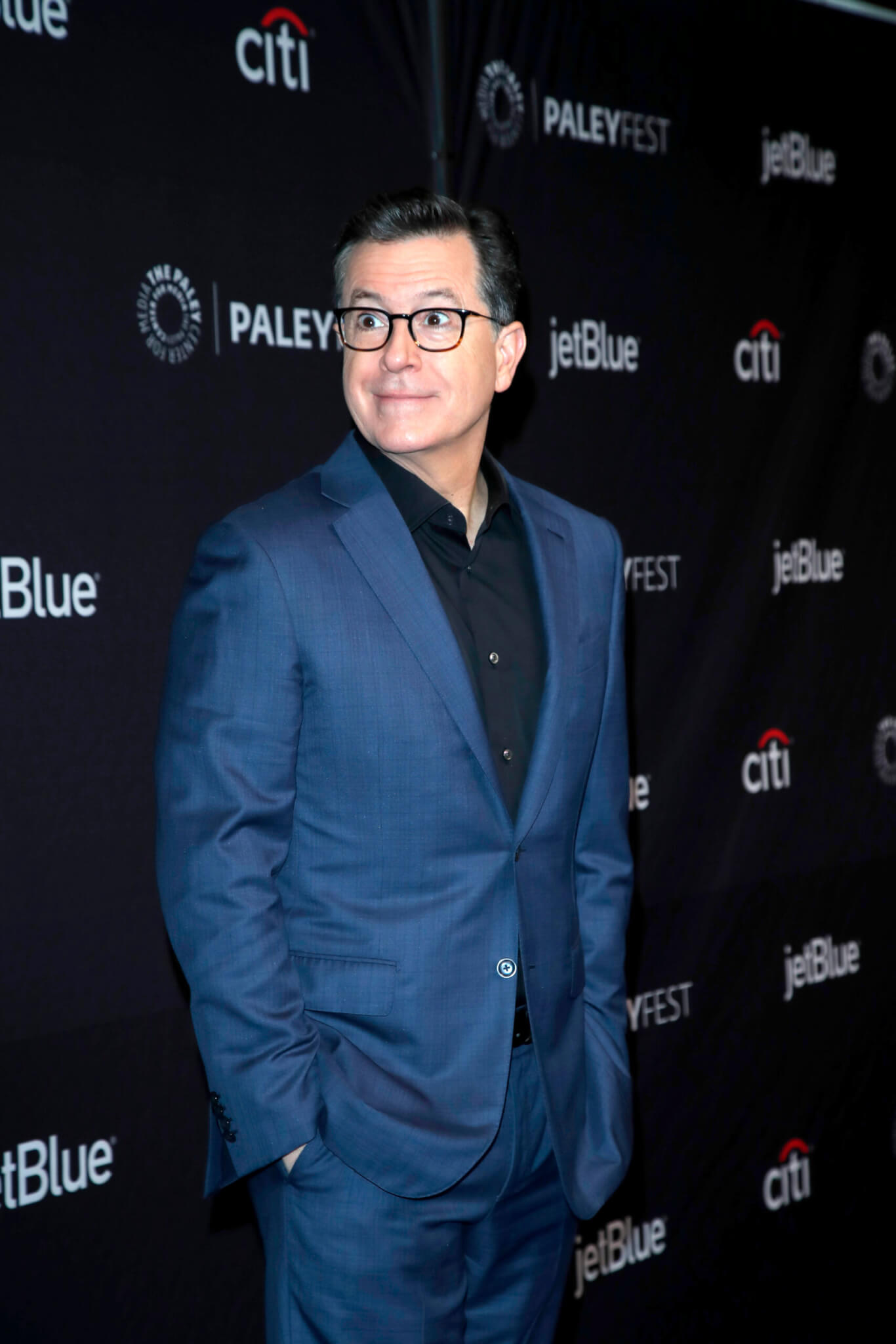 Stephen Colbert at the PaleyFest - "An Evening With Stephen Colbert" in 2019