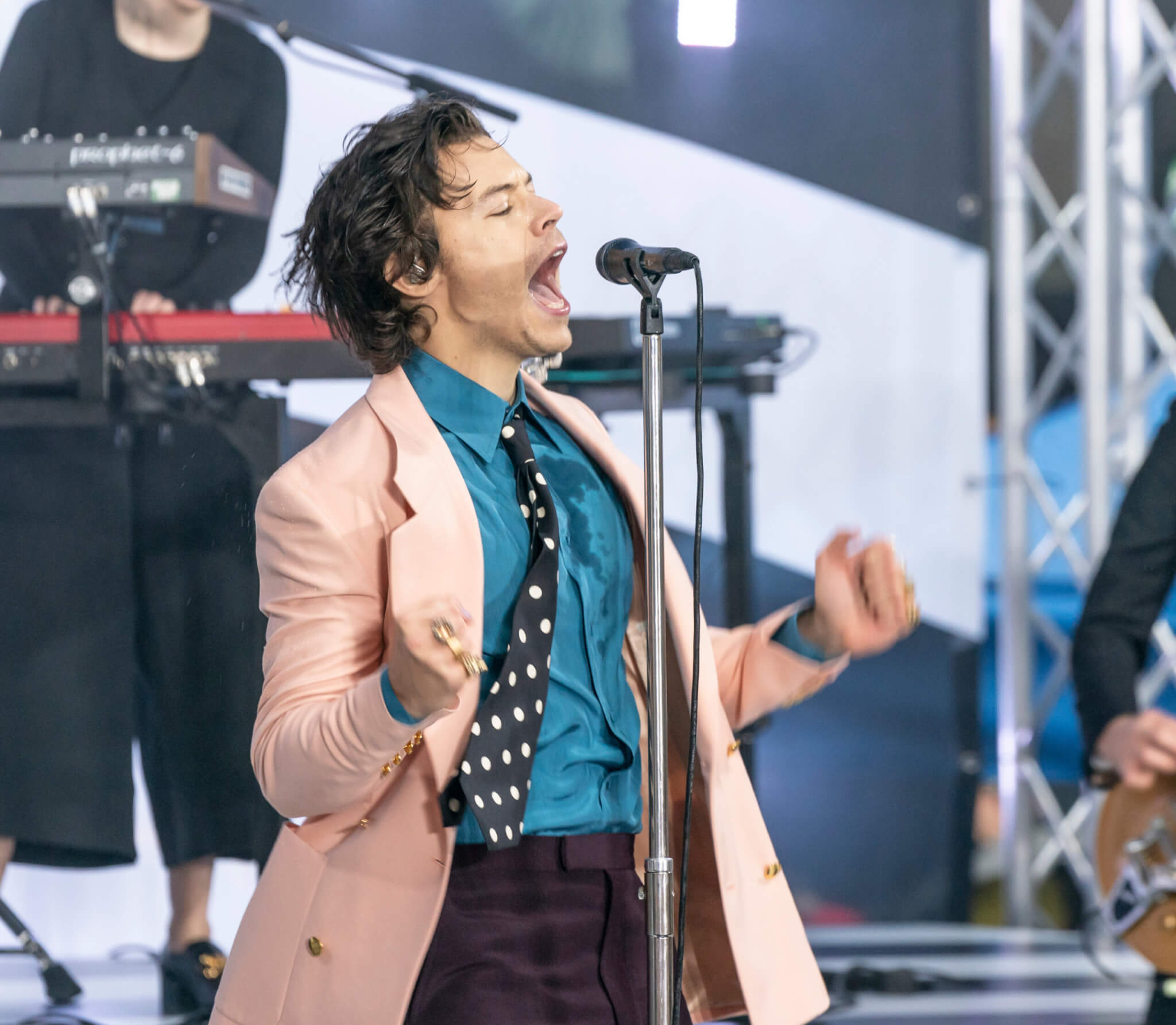 Harry Styles performs on stage during Citi Concert Series on NBC TODAY SHOW in 2020 