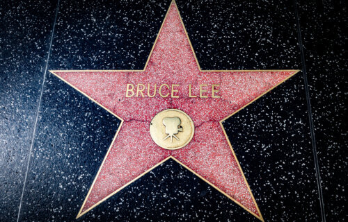 Bruce Lee's star on the Hollywood Walk of Fame