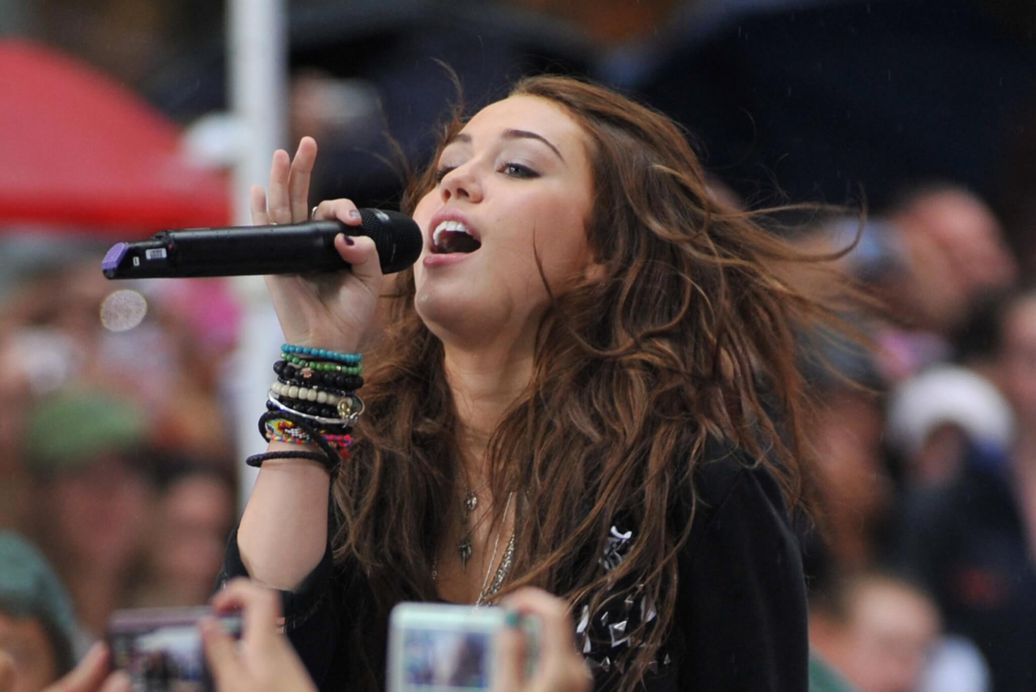 NBC Today Show Concert with Miley Cyrus in 2009