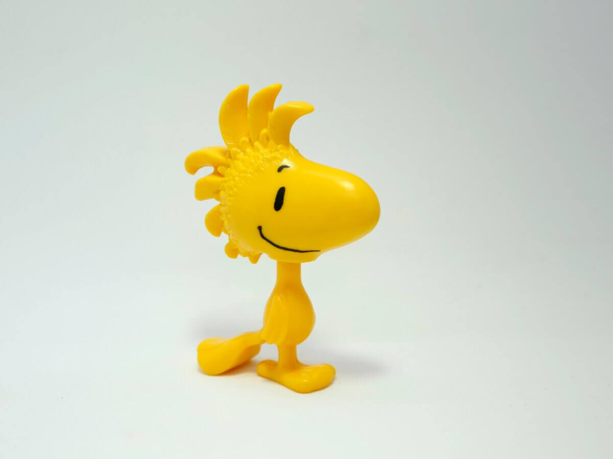 Woodstock. Friend of Snoopy and Charlie Brown in the Comic Peanuts.