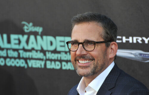 Steve Carell at the world premiere of his movie "Alexander and the Terrible, Horrible, No Good, Very Bad Day" in 2014