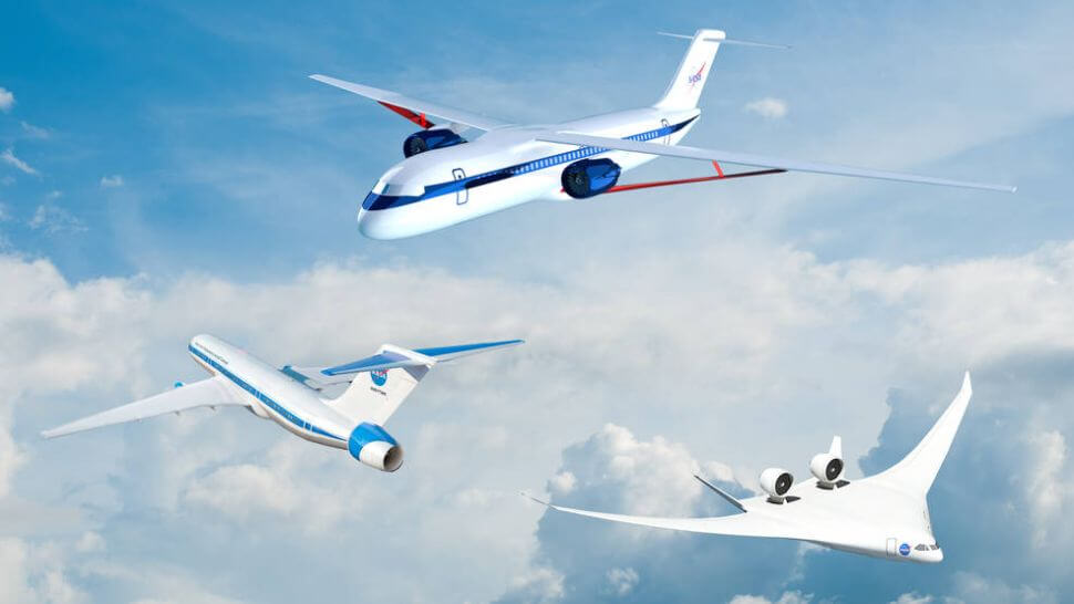 three white planes flying in blue sky surrounding by thin white clouds