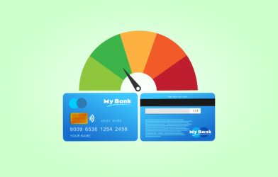 credit card credit score meter
