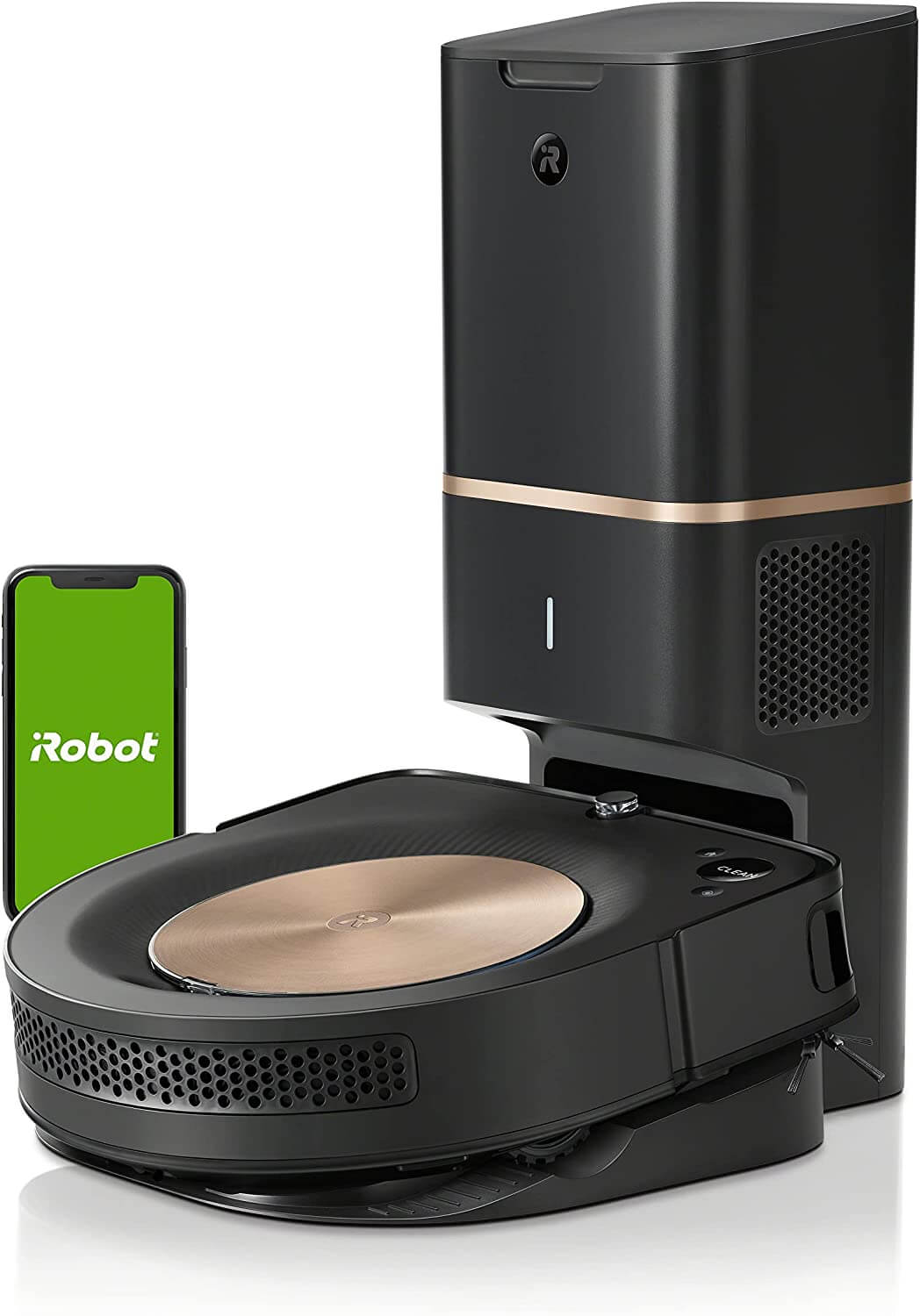 iRobot Roomba s9+ (9550) Self Emptying Robot Vacuum - Empties Itself for up to 60 Days, Detects & Cleans Around Objects in Your Home, Smart Mapping, Powerful Suction, Corner & Edge Cleaning