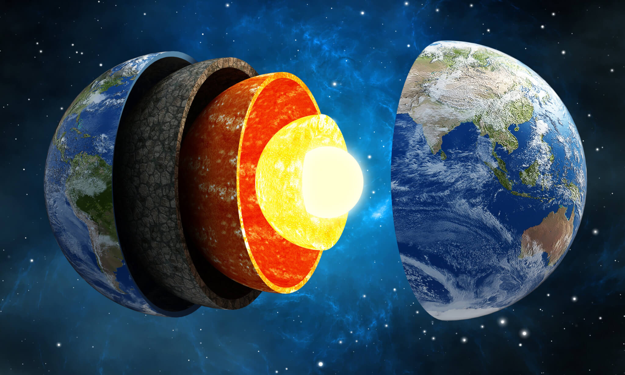 Estudar o núcleo interno da Terra revela a existência de um ‘planeta dentro de um planeta’