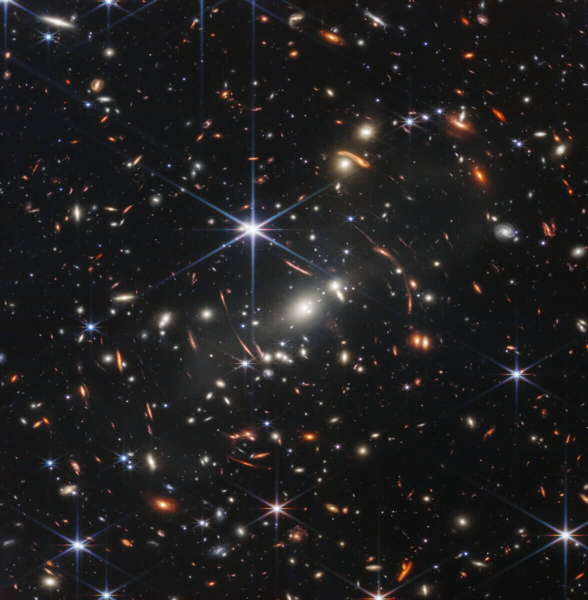 Image of the universe from the James Webb Space Telescope