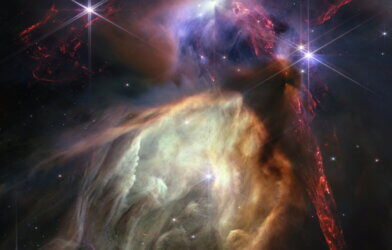 Image of the Rho Ophiuchi cloud complex from the James Webb Space Telescope