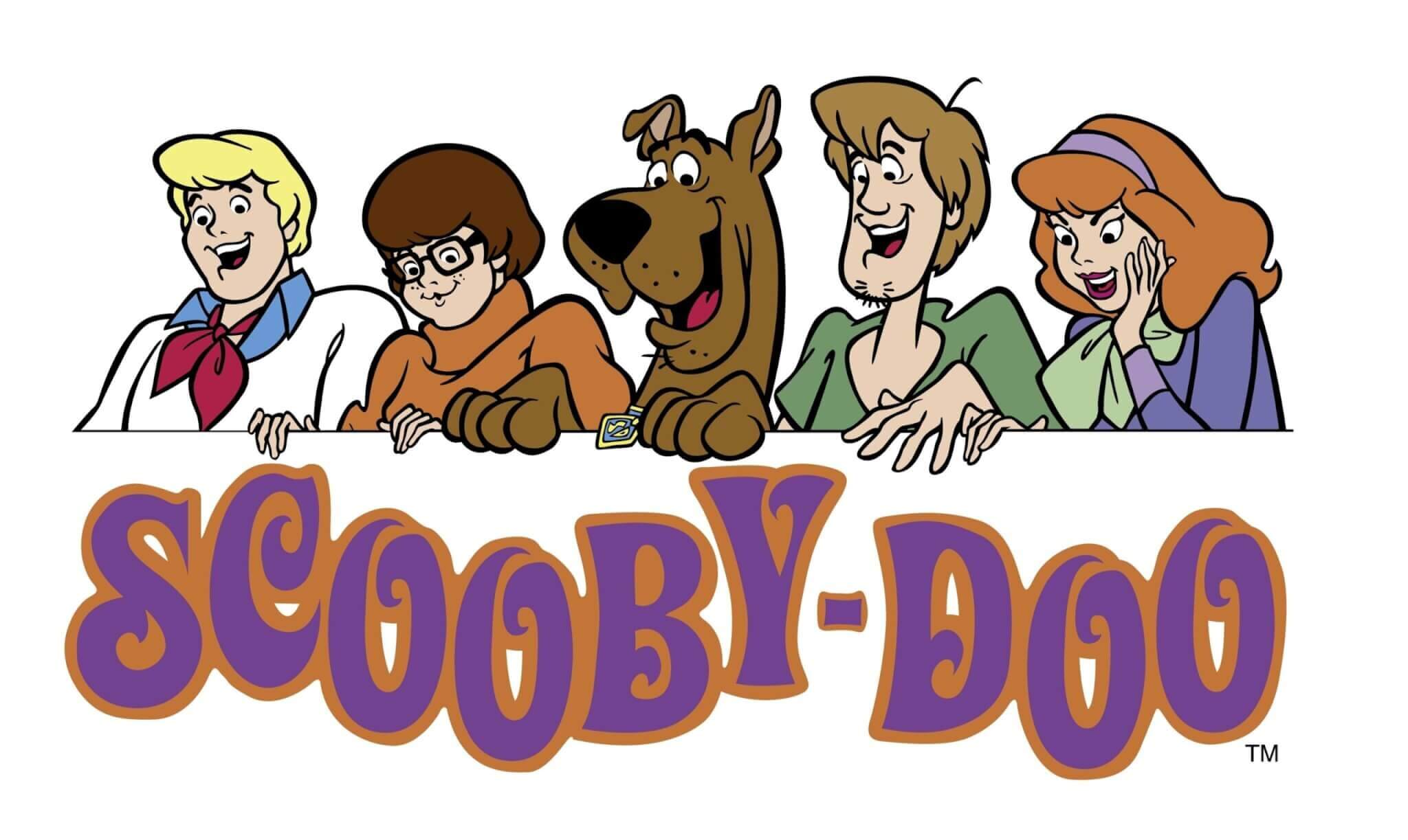 "Scooby-Doo" logo and characters
