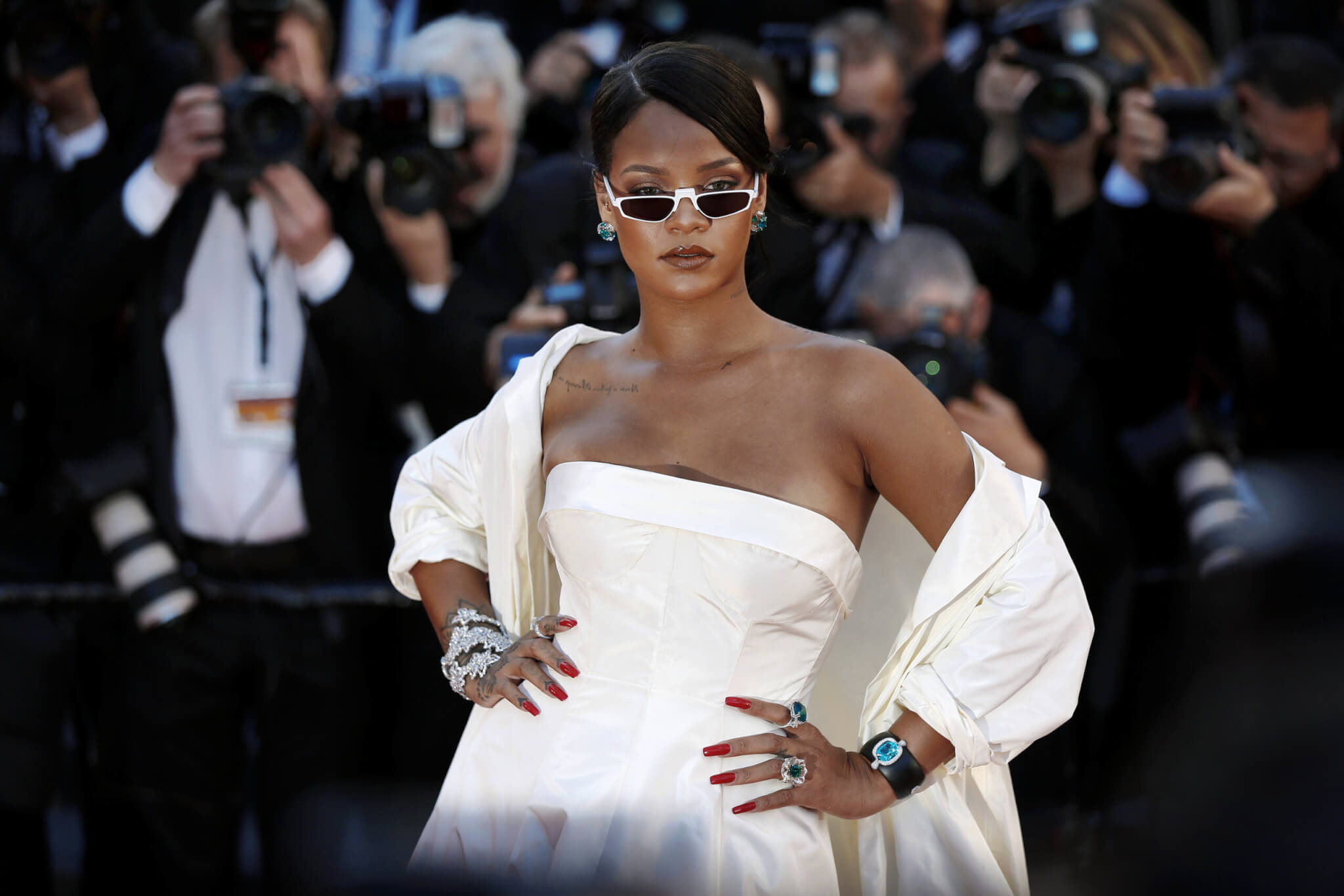 Rihanna at the 70th Cannes Film Festival in 2017