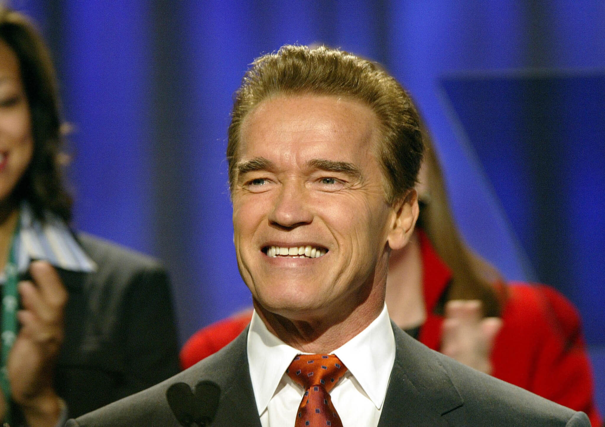 Arnold Schwarzenegger at the California Governor's Conference in 2004