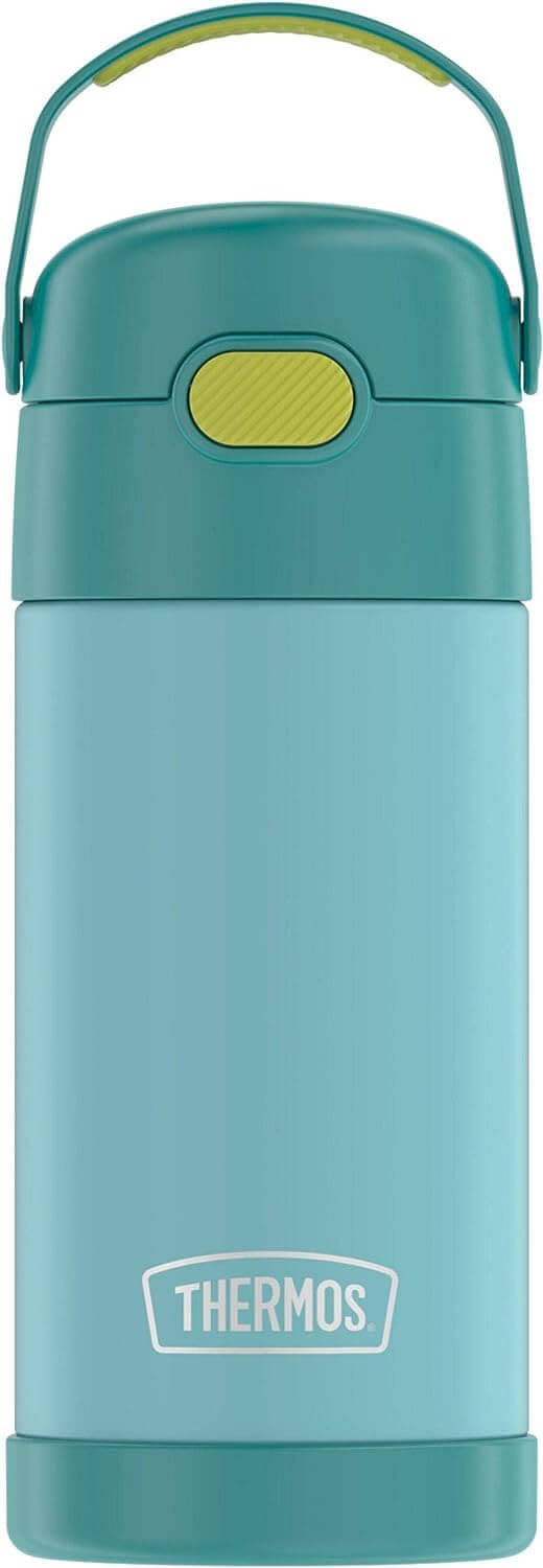 Review Thermos Funtainer 12 oz Kids Water Bottle with Straw EASY TO CLEAN  Best Spill Proof Bottle 