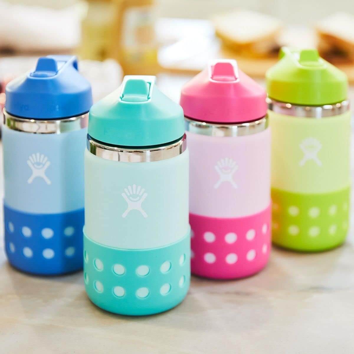 Hydro Flask Wide Mouth Kids’ Water Bottle With Straw Lid