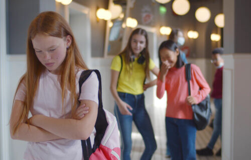 Unhappy schoolgirl excluded