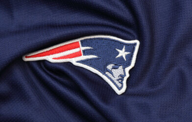 New England Patriots logo.