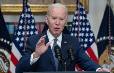 President Joe Biden speaks on the US banking system after the collapse of Silicon Valley Bank.