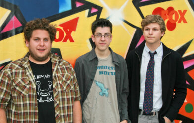 Jonah Hill with Christopher Mintz-Plasse and Michael Cera at the 2007 Teen Choice Awards