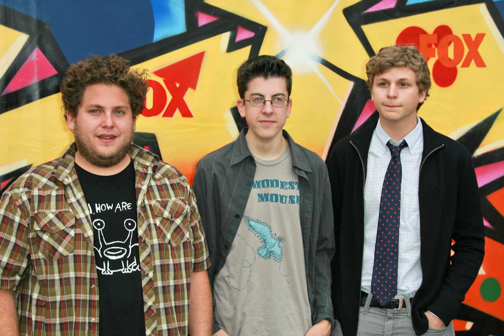 Jonah Hill with Christopher Mintz-Plasse and Michael Cera at the 2007 Teen Choice Awards