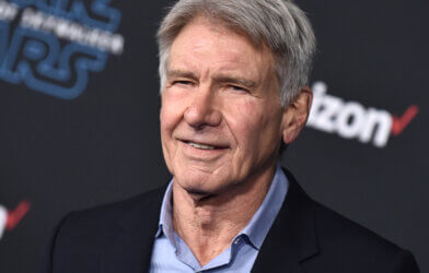 Harrison Ford arrives for the "Star Wars: The Rise of Skywalker" Premiere in 2019