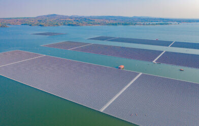 Solar Panels in the water