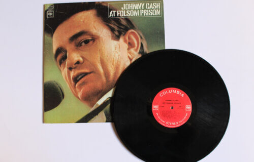 "Johnny Cash at Folsom Prison Blues" record