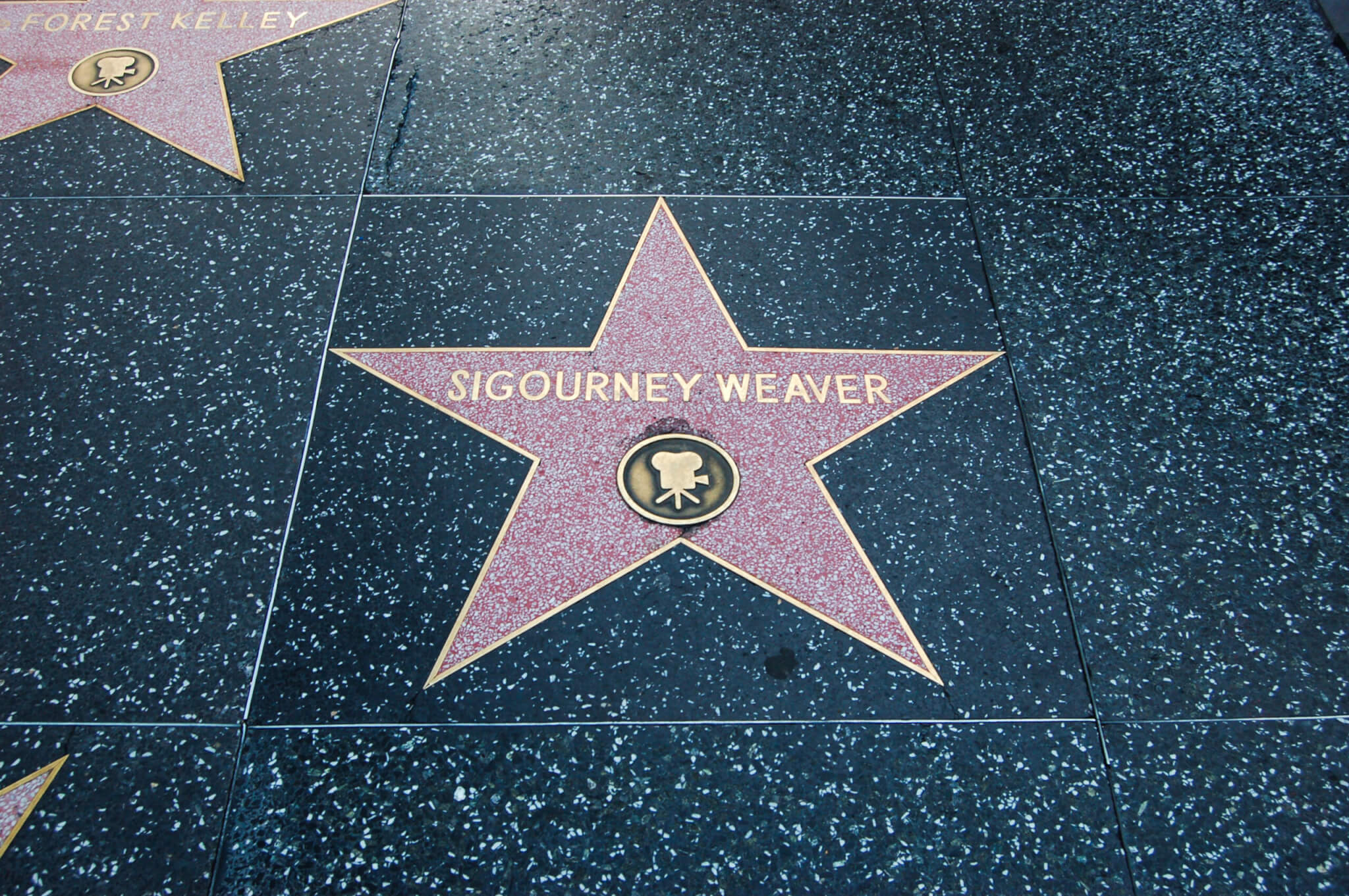 Sigourney Weaver's star on the Hollywood Walk of Fame