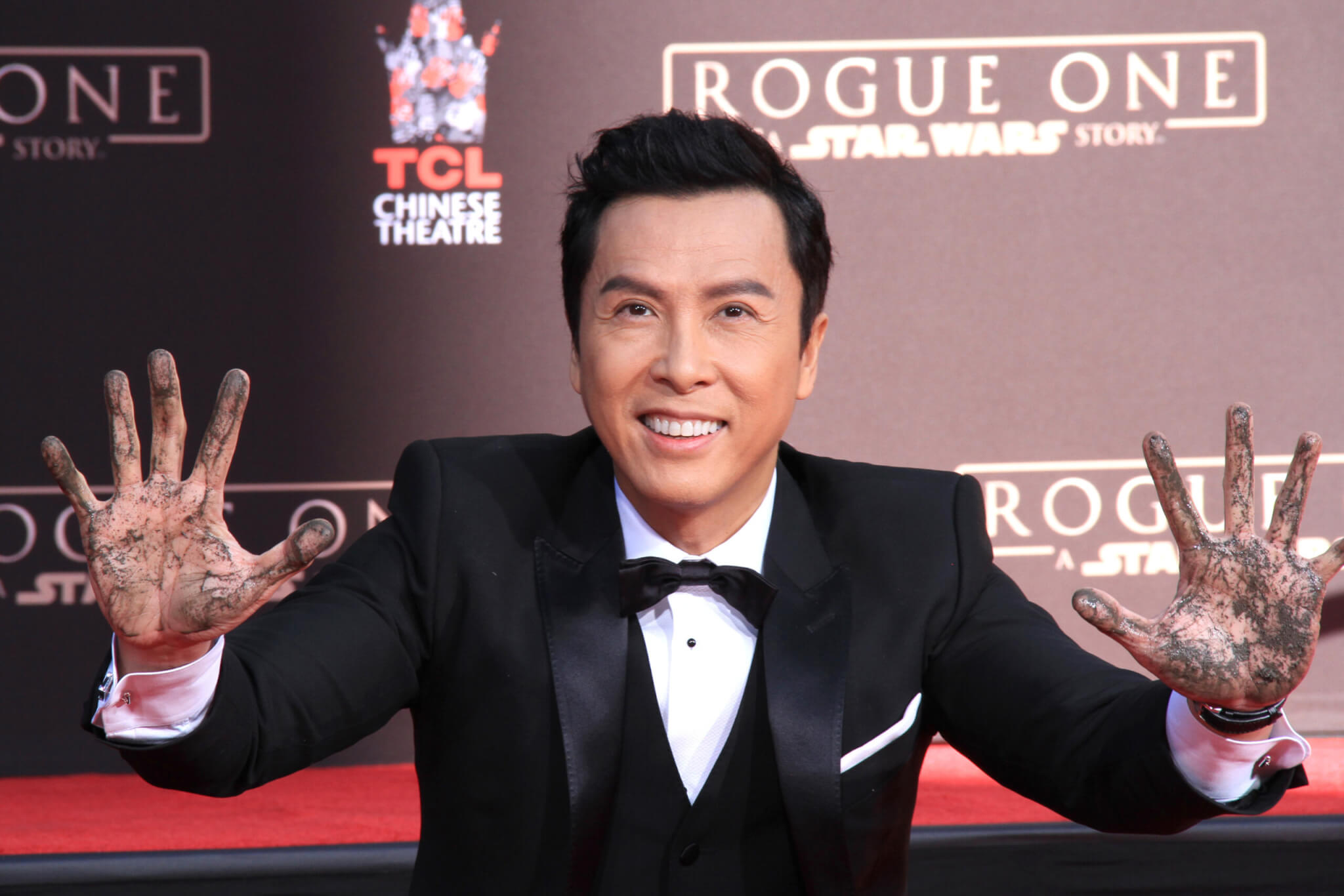 Donnie Yen at the Donnie Yen Hand And Footprint Ceremony at TCL Chinese Theater IMAX in 2016