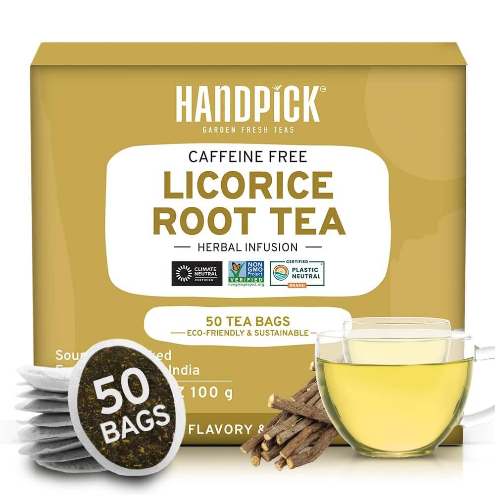 Amazon's Best Seller: HandPick Caffeine-Free Licorice Root Tea