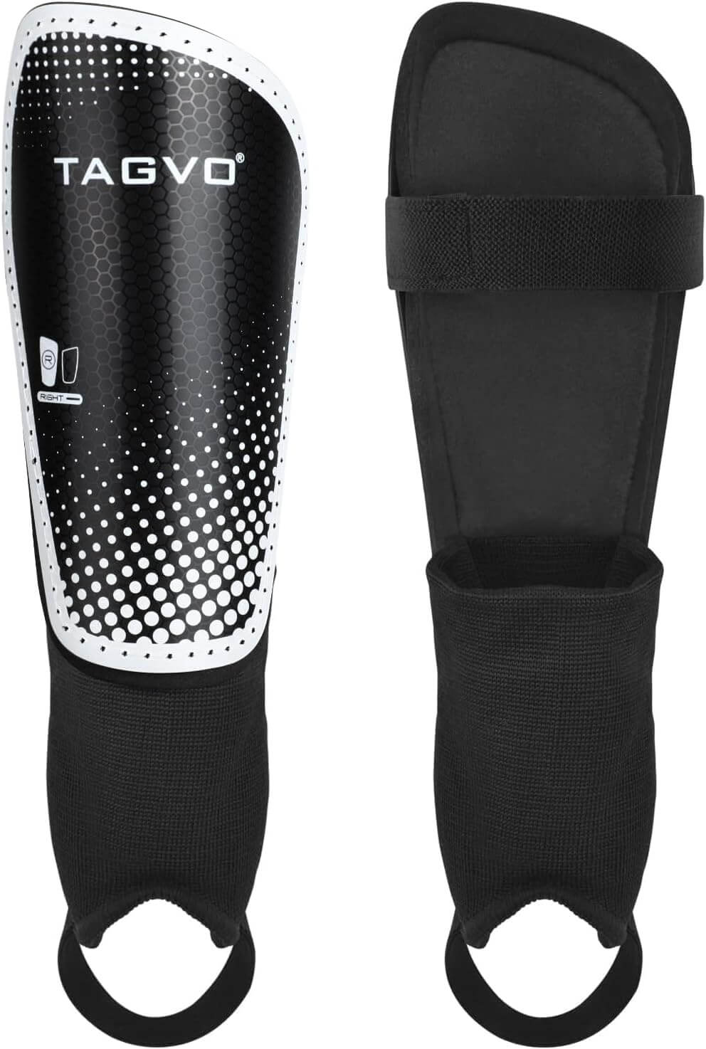 Football Shin Pads With Football Shin Guard Socks Sleeves, Protective