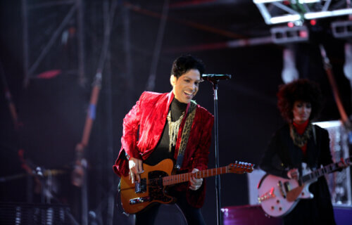 Prince in concert in Budapest in 2011