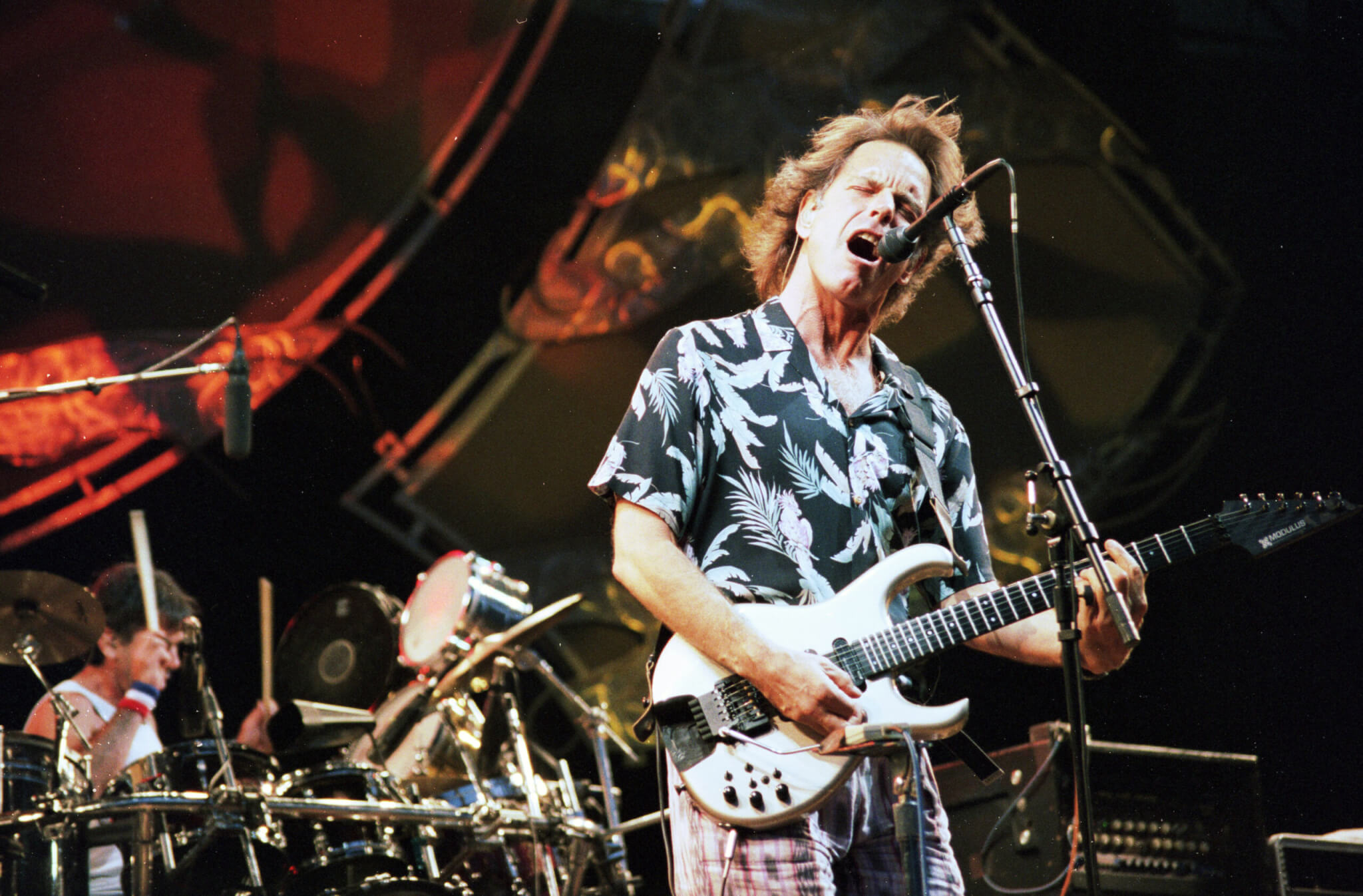 Bob Weir performing in New Jersey in 1994