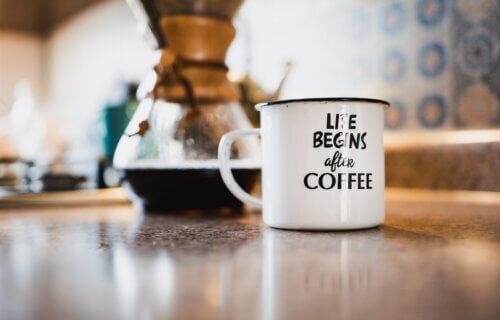 life begins after coffee cup