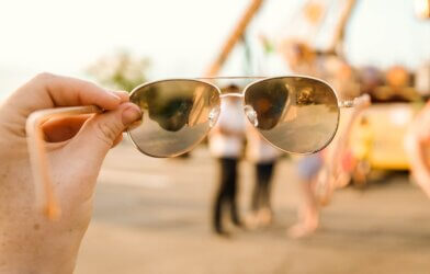 eyesight through sunglasses