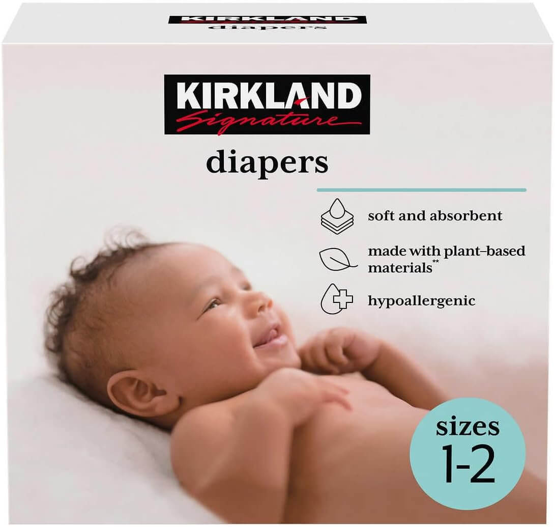 Kirkland Signature Diapers Size 1-2